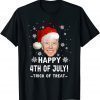 Happy 4th Of July Funny Joe Biden Christmas Ugly Sweater T-Shirt