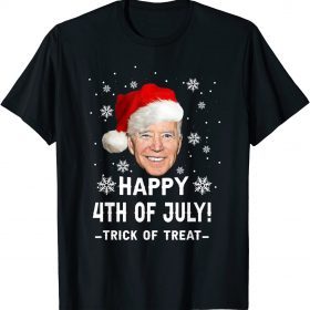 Happy 4th Of July Funny Joe Biden Christmas Ugly Sweater T-Shirt