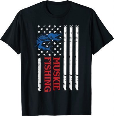 2021 Muskie Fishing Muskellunge Fisherman T-Shirt