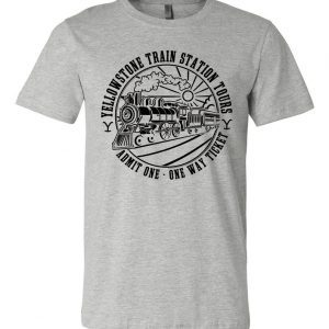 Official Yellowstone Train Station Tours TShirt