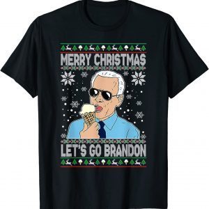 T-Shirt Merry Xmas Let's Go Branson Brandon Ugly Christmas Sweater
