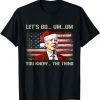 2021 Lets Go Joe Biden Santa Brandon You Know The Thing Christmas T-Shirt