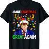 Official Make Christmas Great Again Funny Trump Ugly Christmas Men T-Shirt