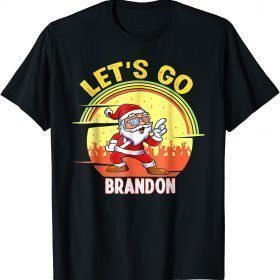 Let's Go Brandon Christmas Santa Claus Xmas Branson 2021 T-Shirt