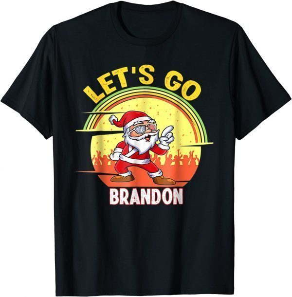 Let's Go Brandon Christmas Santa Claus Xmas Branson 2021 T-Shirt