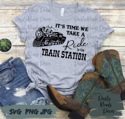 It's Wime We Take A ride To The Train Station Beth Dutton Tee Shirts