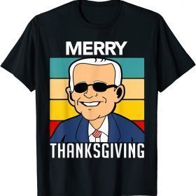 Happy Thanksgiving Joe Biden Santa Funny Christmas T-Shirt