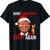Funny Make Christmas Great Again Funny Trump Ugly Christmas T-Shirt