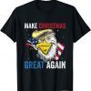 2021 Make Christmas Great Again Funny Trump Ugly Christmas T-Shirt