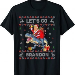 Funny Trump Sarcastic Lets Go Branson Ugly Christmas Pajama 2021 Shirts