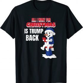 T-Shirt All I Want Christmas Is Trump Back Pro Trump Christmas