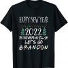Christmas 2021 Happy New Year 2022 Let's Go Branson Brandon Gift T-Shirt