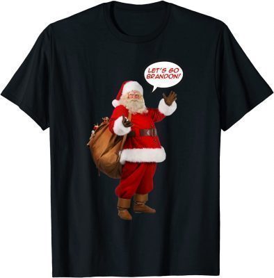 Santa Let's Go Brandon Gift Tee Shirts