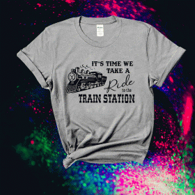 2021 It's Time We Take A Ride To The Train Station Rip Wheeler T-Shirt