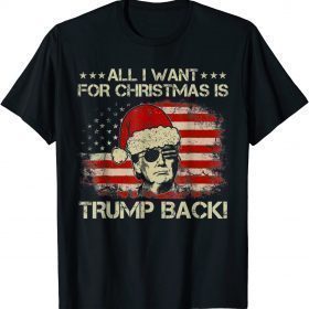 All I Want For Christmas Is Trump Back Or A New President T-Shirt