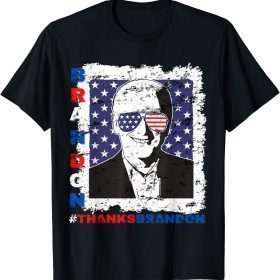 Thank You Brandon ,Vintage American Union Stars Sunglasses Tee Shirt