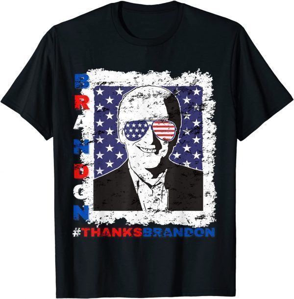 Thank You Brandon ,Vintage American Union Stars Sunglasses Tee Shirt