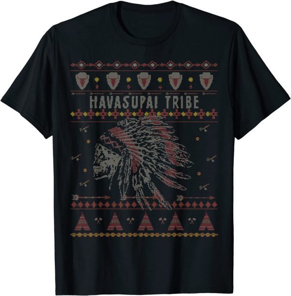 Havasupai American Indian Tribe Ugly Christmas Holiday Fun 2021 T-Shirt