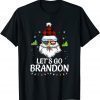 Funny Merry Christmas Let's go Branson Brandon Ugly Sweater Style T-Shirt