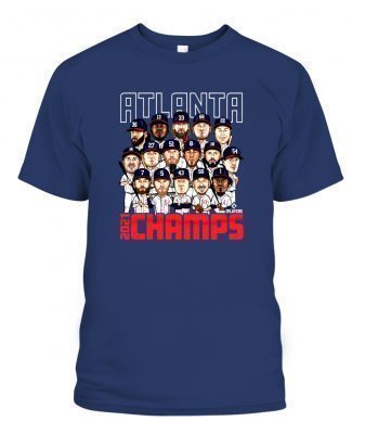 Atlanta Braves 2021 World Series Champions Roster T-Shirt