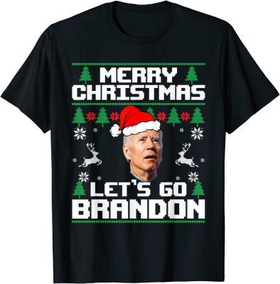 Merry Christmas Let's go Branson Brandon Ugly Sweater Style Unisex T-Shirt