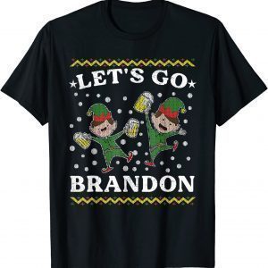 Let's Go Branson Brandon Anti Biden Chant Ugly Christmas T-Shirt