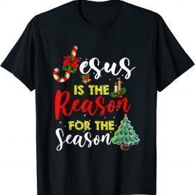 Christian Jesus The Reason Christmas Stocking Stuffer Gift Tee Shirts