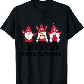 Classic Let's Go Branson Brandon Gnomies Gnome Christmas Pajamas T-Shirt