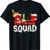 Elf Squad Funny Family Christmas Matching Pajamas Xmas T-Shirt