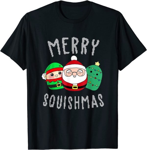 2021 Cute Squishmallow Merry Squishmas Ugly Sweater Family Pjs T-Shirt
