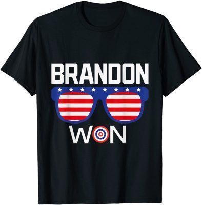 Brandon Won Anti Trump Pro Biden President Gift TShirt