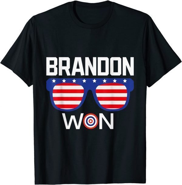 Brandon Won Anti Trump Pro Biden President Gift TShirt