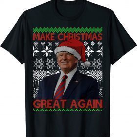 Official Make Christmas Great Again Santa Trump family Ugly Sweater T-Shirt