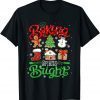 Baking Spirit Bright Donut Christmas Tree Xmas Cookie Kids T-Shirt
