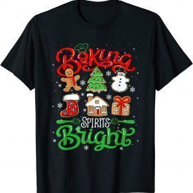 Baking Spirit Bright Donut Christmas Tree Xmas Cookie Kids T-Shirt