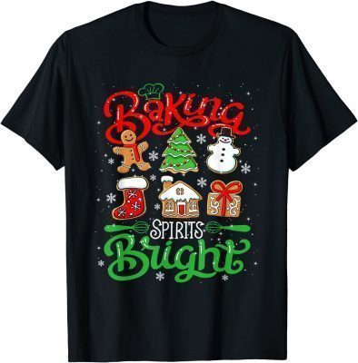Baking Spirit Bright Donut Christmas Tree Xmas Cookie Kids T-Shirt