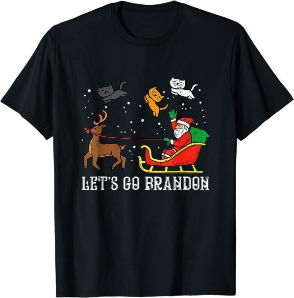 Christmas Let's Go Branson Brandon Santa Claus Xmas T-Shirt