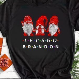 2021 Let's Go Brandon Gnome Christmas Funny Political Xmas T-Shirt