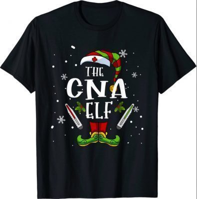 Classic CNA Elf Matching Family Group Christmas Pajama T-Shirt