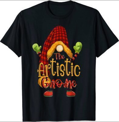 T-Shirt Artistic gnome christmas pajamas matching family group