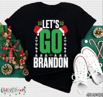 2021 Fuck Biden Let's Go Brandon Santa Hat Gift Shirt