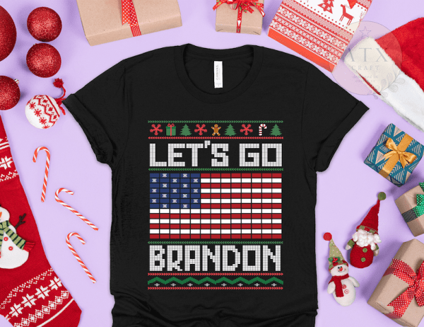 Official Let's Go Brandon Xmas T-Shirt