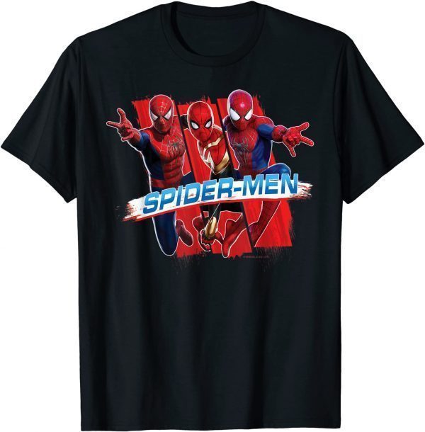Marvel Spider Man: No Way Home Spider Men Trio T-Shirt