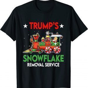 2022 Trump's Snowflake Removal Service Funny Donald Trump Gift T-Shirt
