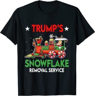 2022 Trump's Snowflake Removal Service Funny Donald Trump Gift T-Shirt