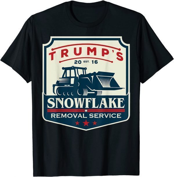 Trump's Snowflake Removal Service Funny Donald Trump Classic T-Shirt