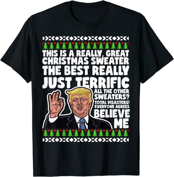 Official Donald Trump Ugly Christmas Parody Speech T-Shirt