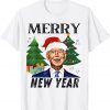 Santa Joe Biden Happy New Year Ugly Christmas Sweater TShirt