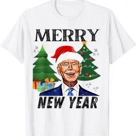 Santa Joe Biden Happy New Year Ugly Christmas Sweater TShirt