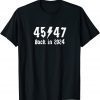 Official Trump 2024 Second Term T-Shirt 45th and 47th President T-Shirt